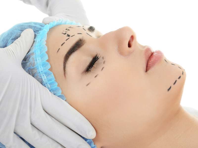 áreas comuns para cirurgia plástica