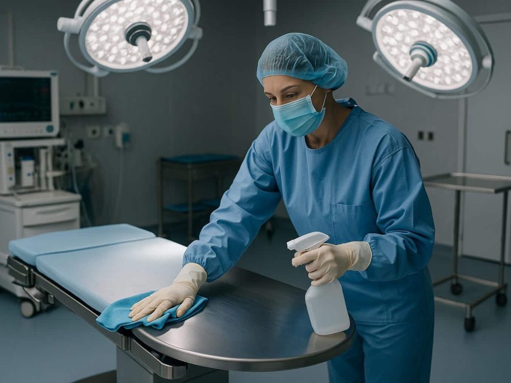 Boas práticas de limpeza e desinfecção em clínicas de cirurgia plástica