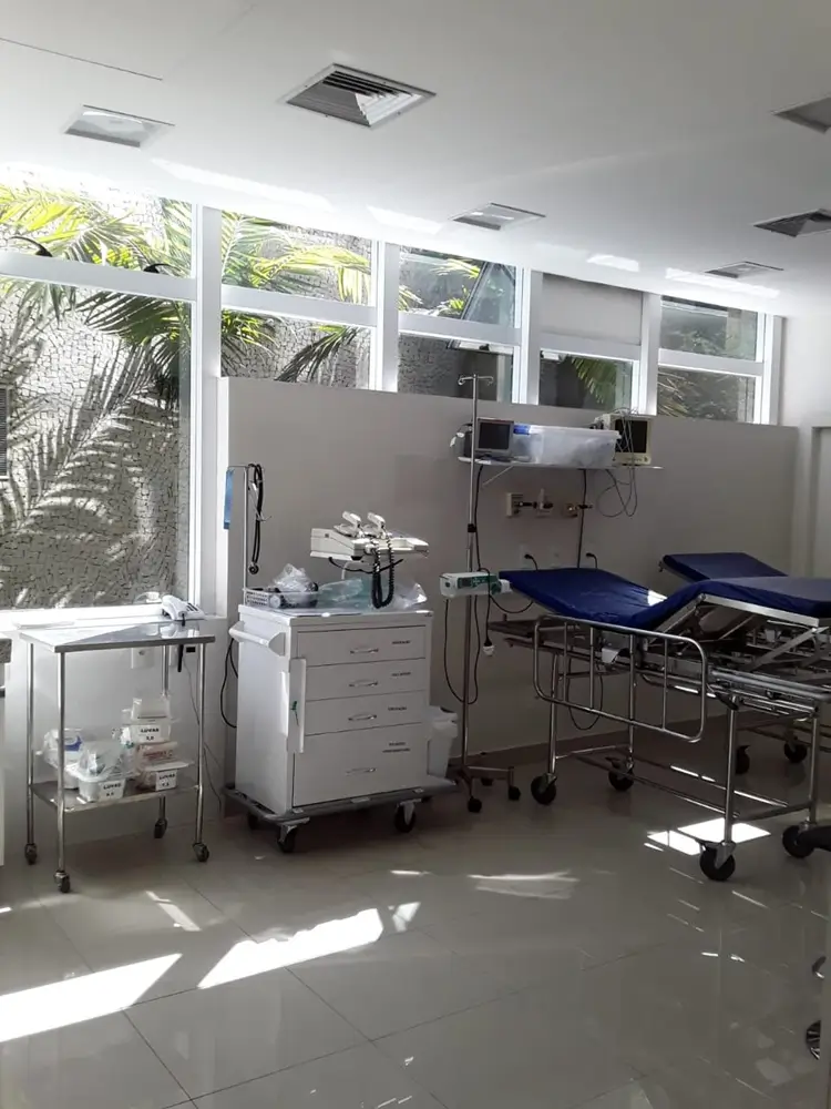 Sala de recuperação pós-anestésica do Hospital Dia da Clínica Art Corporis, na Asa Sul, em Brasília.