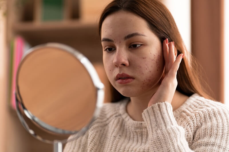 prevenir cicatrizes de acne