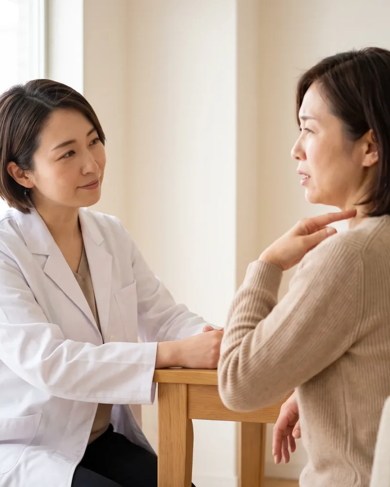 Consulta de indicação para mamoplastia redutora.